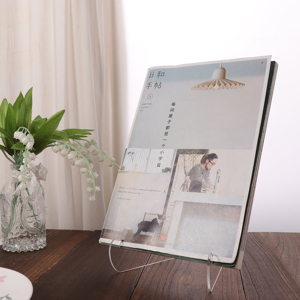 Tablet Holder Acrylic Flat Pla - Clear Acrylic Book Stand Holder recension och pris