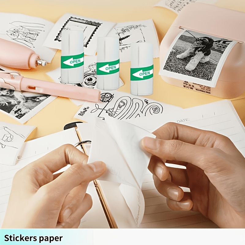 13 Rolls 57x25mm Mini Thermal  - Mini Pocket Thermal Printer Paper Roll recension och pris
