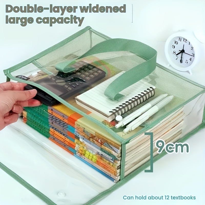 Double Layer Clear Tote Bag La - Stationery Books recension och pris