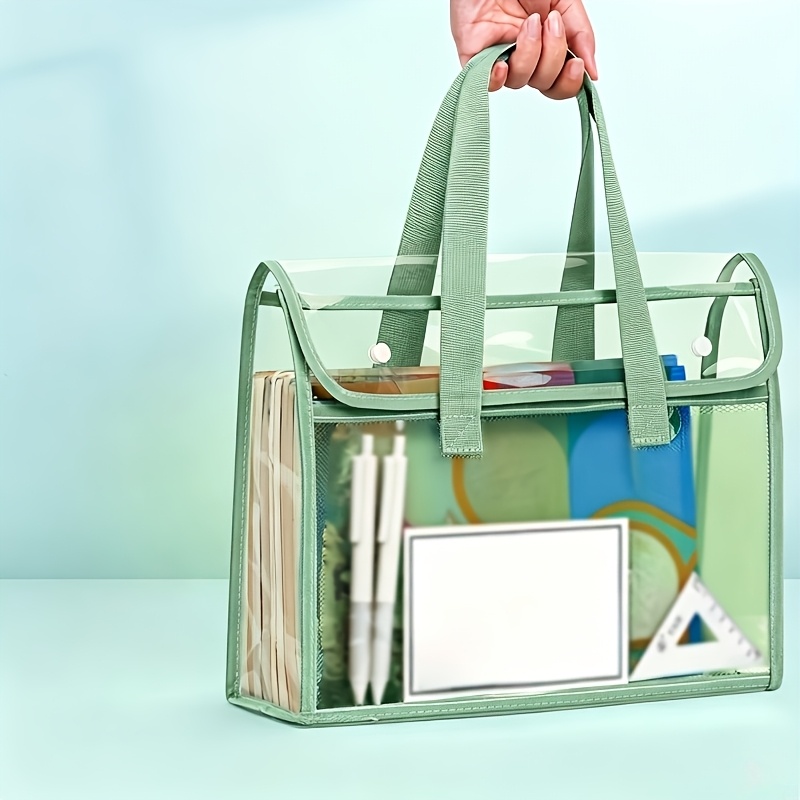 Double Layer Clear Tote Bag La - Stationery Books recension och pris