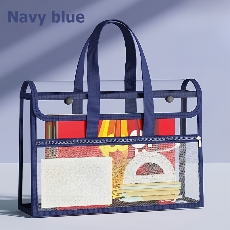 Double Layer Clear Tote Bag La - Stationery Books recension och pris