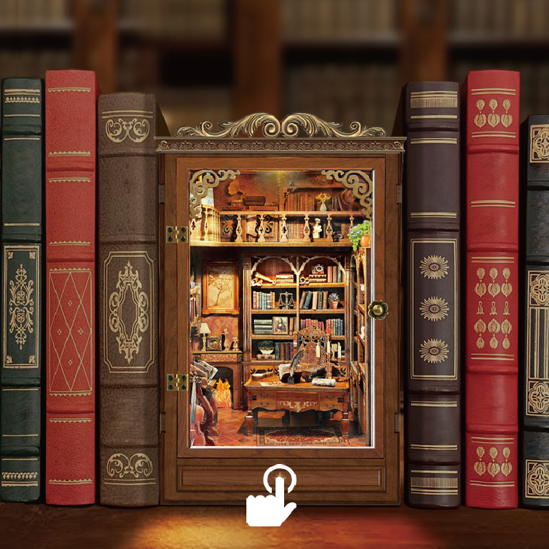 DIY Book Nook Shelf Insert Tim - Diy Wooden Book Nook Kit Shelf Insert recension och pris