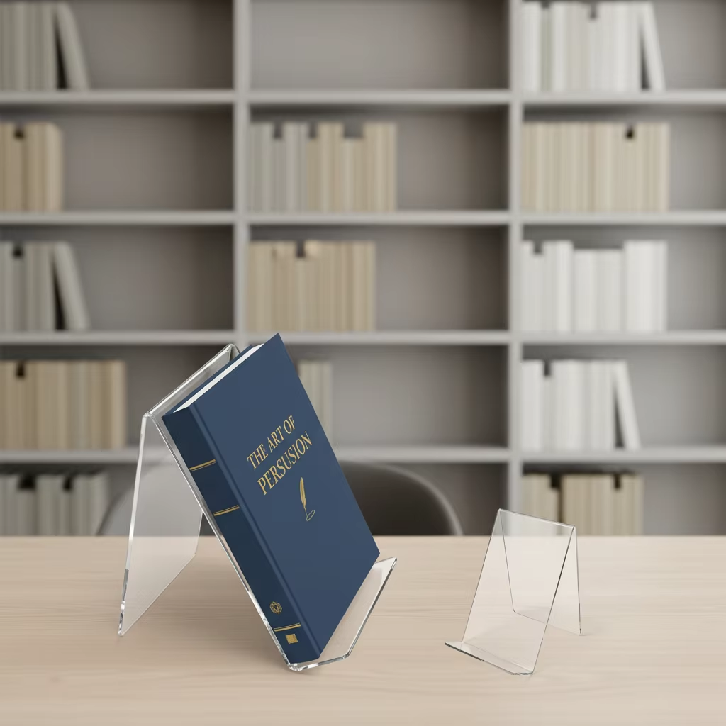 12 Pack Acrylic Book Stand,  C - Clear Acrylic Book Stand Holder recension och pris
