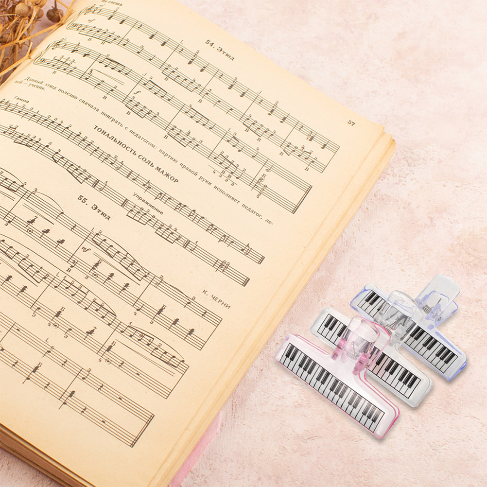 6Pcs Music Stand Clips Clear A - Clear Acrylic Book Stand Holder recension och pris