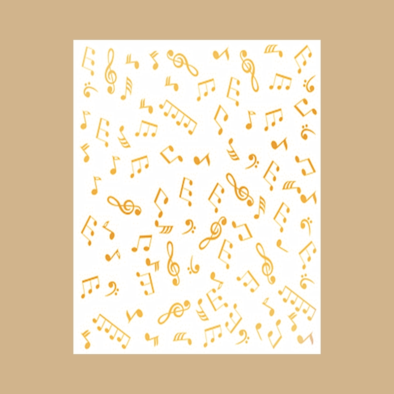 Hot Foil Plate Flowing Notes M - Blank Sheet Music Notebook recension och pris