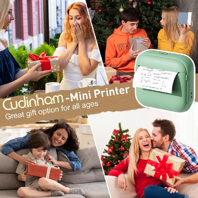 Mini Pocket Bluetooth Inkless  - Mini Pocket Thermal Printer Paper Roll recension och pris