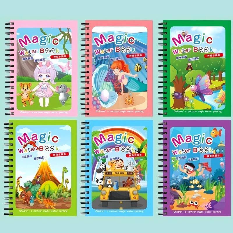 Magical Book Water Drawing Mon - Reusable Water Magic Coloring Book recension och pris