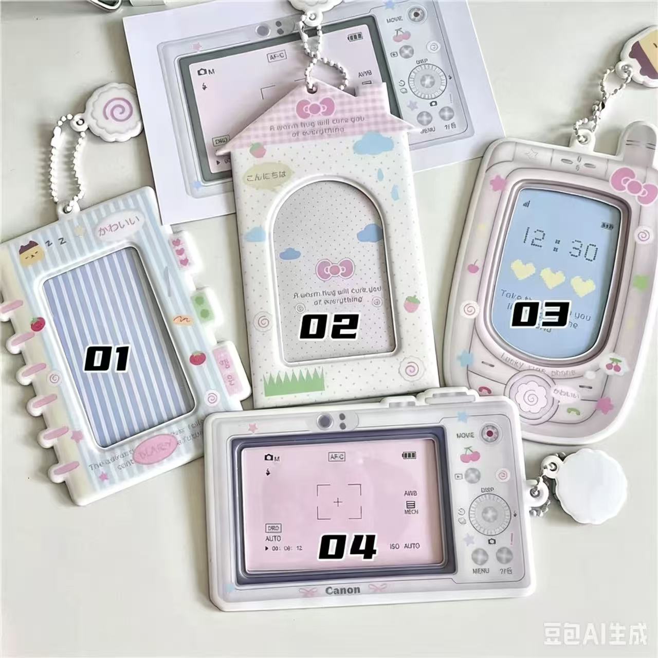 1PC Cartoon Kpop Photocard Hol - Kpop Photo Card Binder 3 Inch recension och pris