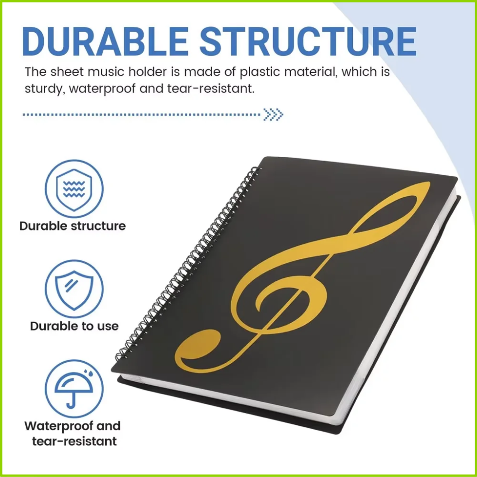 Flexible 40 Pages Piano Music  - Blank Sheet Music Notebook recension och pris