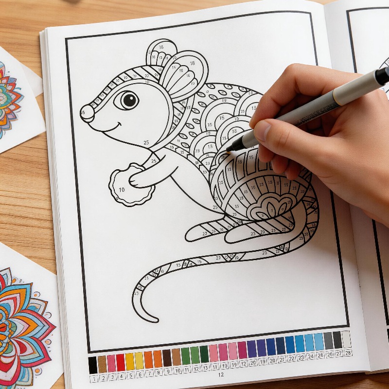 Adult Animal/plant Coloring St - Adult Coloring Book Stress Relief recension och pris