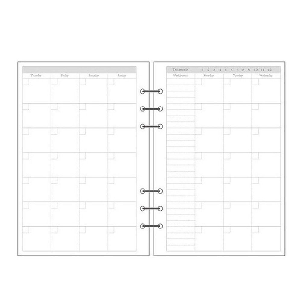 Grid Daily Planner 45 Sheets S - A5 Spiral Dotted Grid Notebook recension och pris