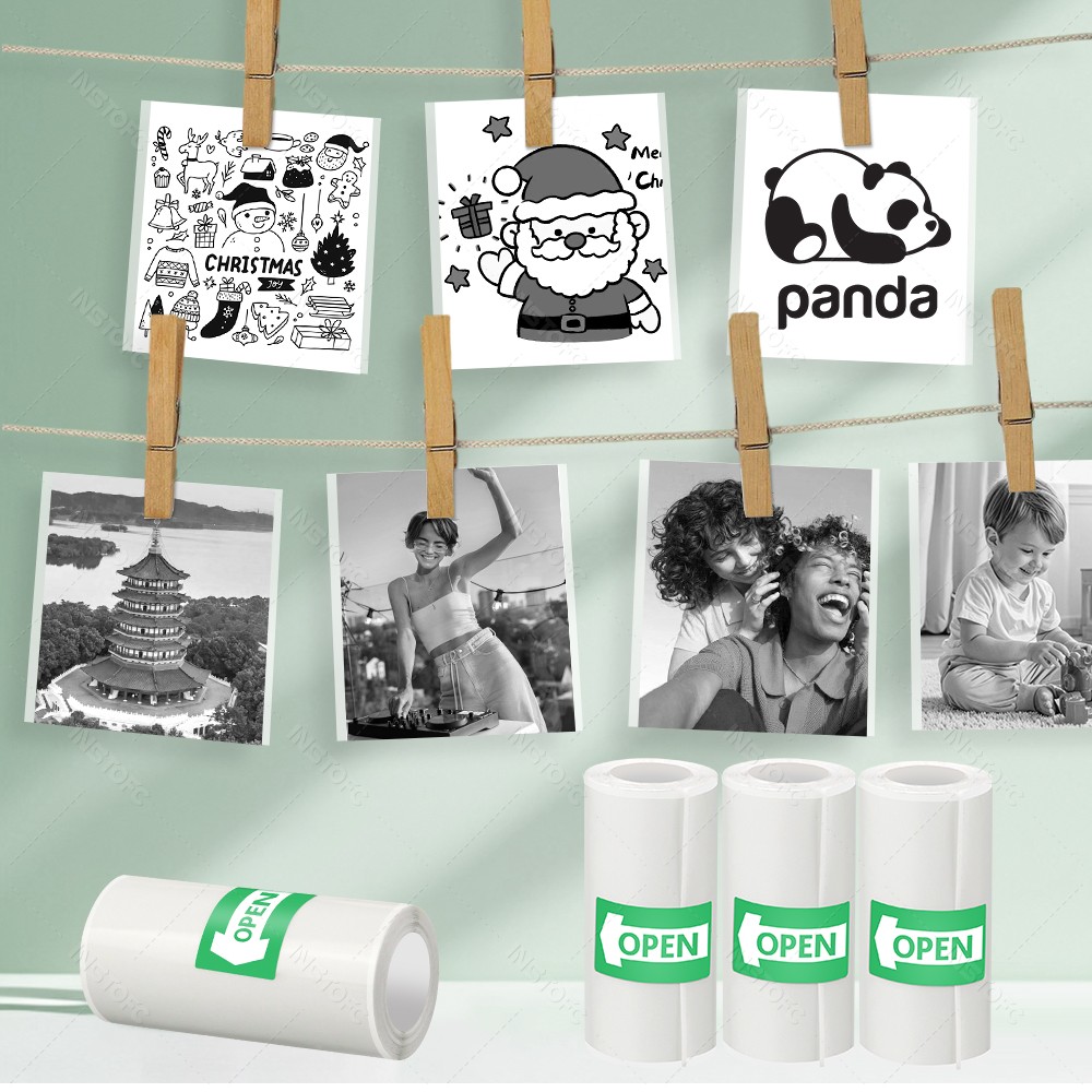 Printable Adhesive Paper 3~15  - Mini Pocket Thermal Printer Paper Roll recension och pris