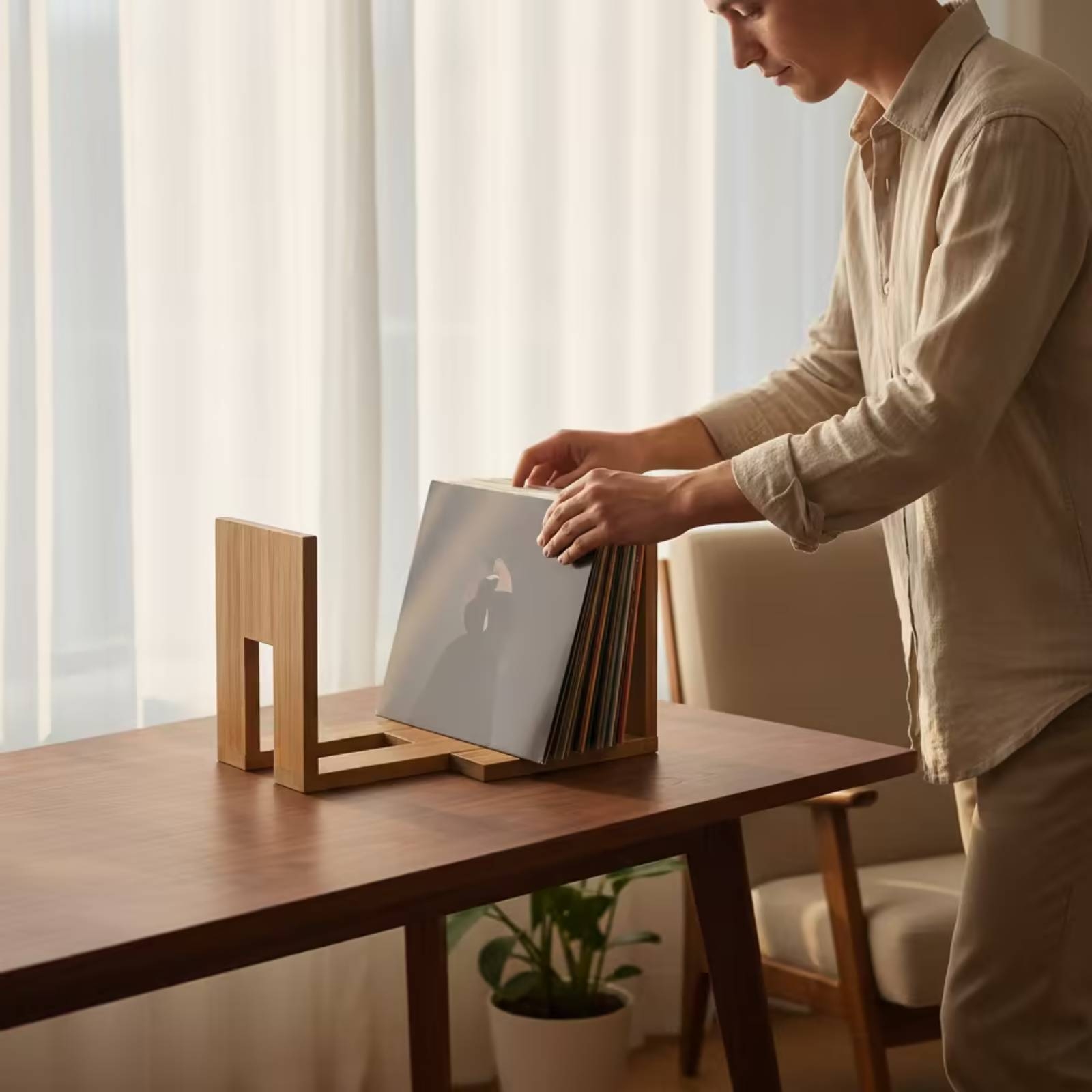 Adjustable Vinyl Album Holder  - Magazines recension och pris