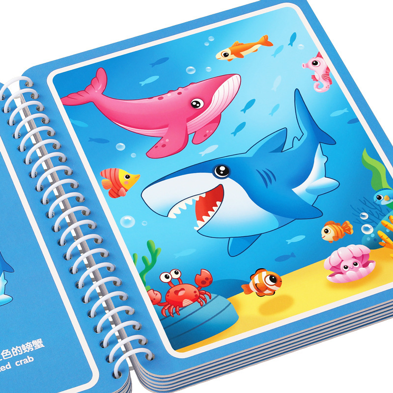 Magic Water Drawing Book for K - Reusable Water Magic Coloring Book recension och pris