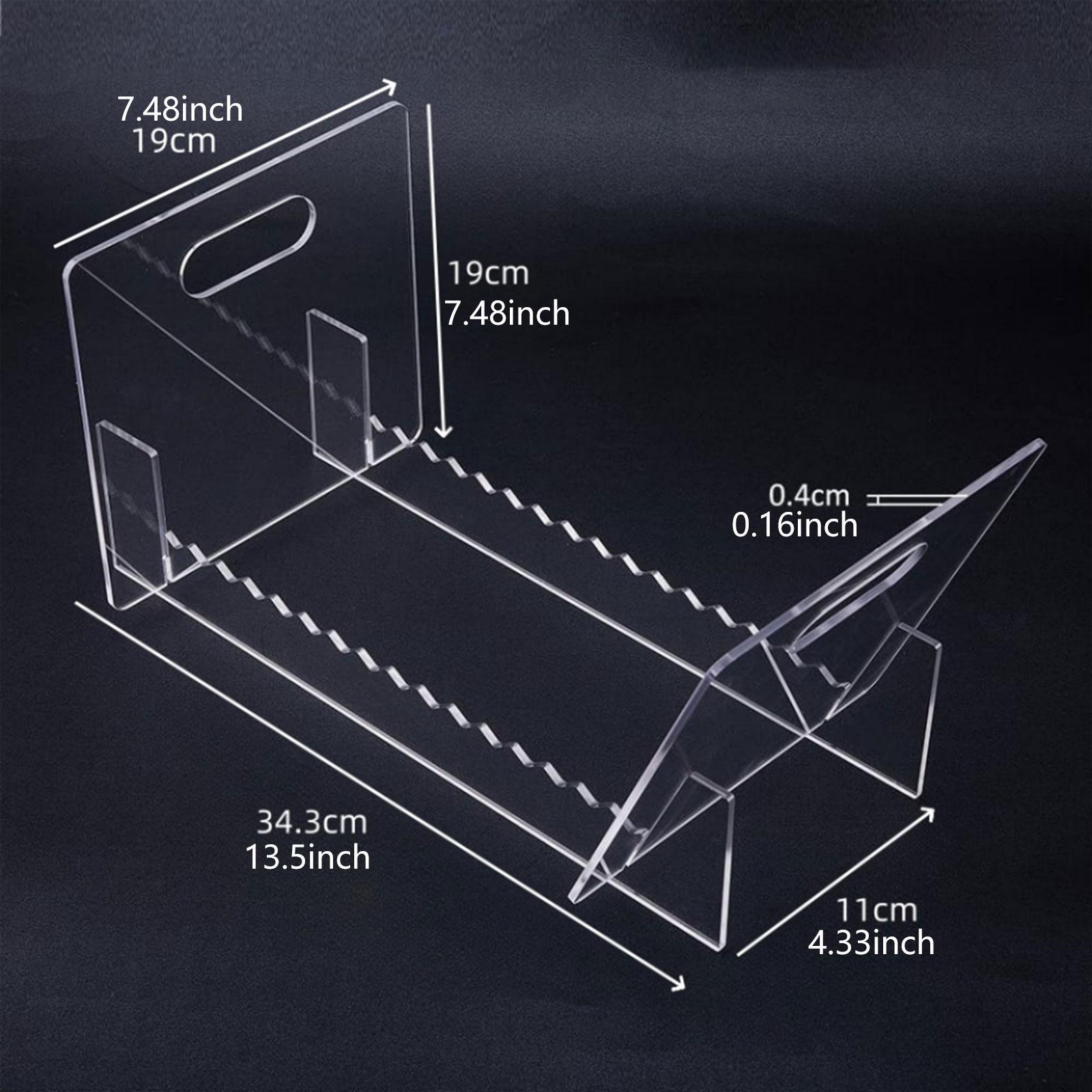 Acrylic Vinyl Record Holder,Re - Clear Acrylic Book Stand Holder recension och pris